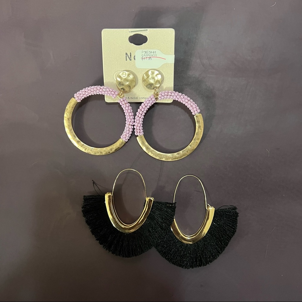 Two pairs of earrings bundle!